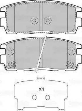 Suzuki 55800-78J03-000 - Гальмівні колодки, дискові гальма autozip.com.ua