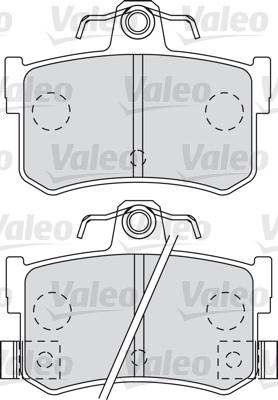 Valeo 598903 - Гальмівні колодки, дискові гальма autozip.com.ua