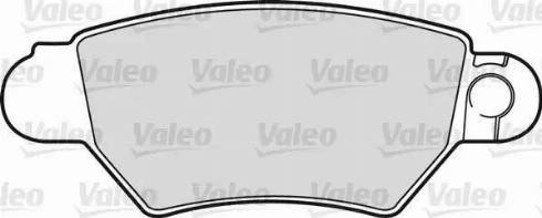 Valeo 598455 - Гальмівні колодки, дискові гальма autozip.com.ua