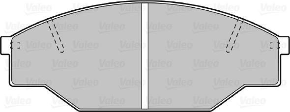 Valeo 670402 - Гальмівні колодки, дискові гальма autozip.com.ua