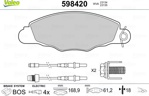 ACDelco AC680581D - Гальмівні колодки, дискові гальма autozip.com.ua