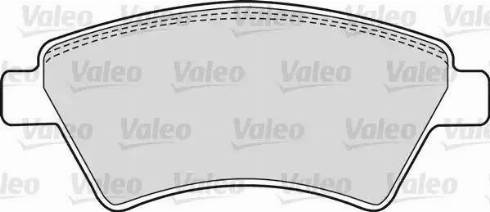 Valeo 598526 - Гальмівні колодки, дискові гальма autozip.com.ua