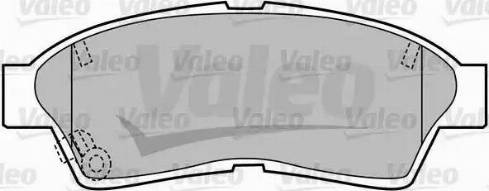 Valeo 598578 - Гальмівні колодки, дискові гальма autozip.com.ua