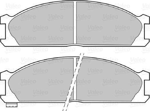 Valeo 670618 - Гальмівні колодки, дискові гальма autozip.com.ua