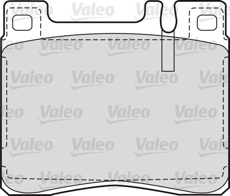 Valeo 598688 - Гальмівні колодки, дискові гальма autozip.com.ua