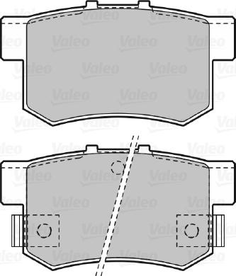 VALEO 670682 - Гальмівні колодки, дискові гальма autozip.com.ua
