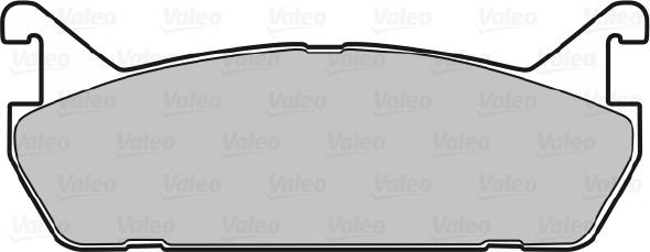 VALEO 598624 - Гальмівні колодки, дискові гальма autozip.com.ua