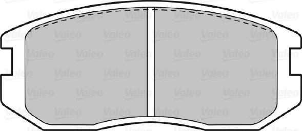 Valeo 670626 - Гальмівні колодки, дискові гальма autozip.com.ua