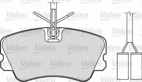 Valeo 540494 - Гальмівні колодки, дискові гальма autozip.com.ua