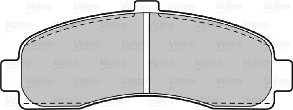 Valeo 598014 - Гальмівні колодки, дискові гальма autozip.com.ua