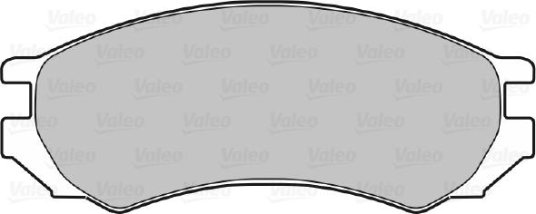 VALEO 598024 - Гальмівні колодки, дискові гальма autozip.com.ua