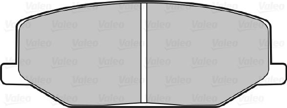 Valeo 598021 - Гальмівні колодки, дискові гальма autozip.com.ua