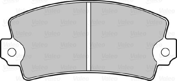 Valeo 598085 - Гальмівні колодки, дискові гальма autozip.com.ua