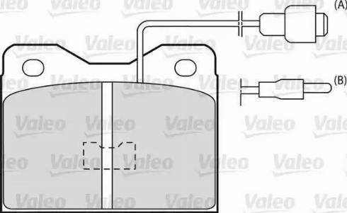 Valeo 598143 - Гальмівні колодки, дискові гальма autozip.com.ua