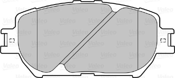 VALEO 670862 - Гальмівні колодки, дискові гальма autozip.com.ua