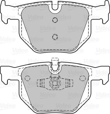 VALEO 598885 - Гальмівні колодки, дискові гальма autozip.com.ua