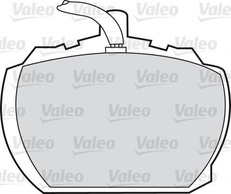 Valeo 598391 - Гальмівні колодки, дискові гальма autozip.com.ua