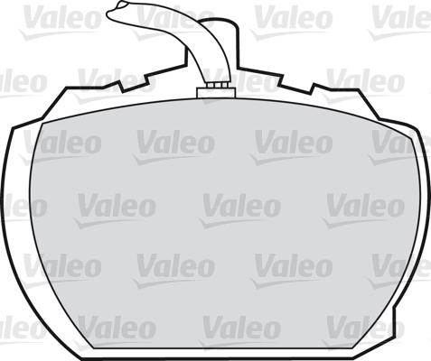 VALEO 598391 - Гальмівні колодки, дискові гальма autozip.com.ua