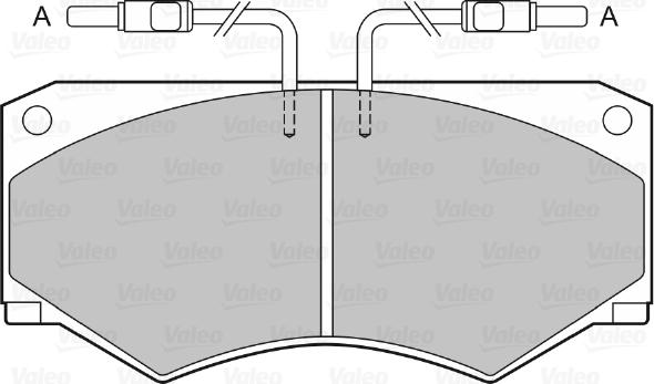 Valeo 598369 - Гальмівні колодки, дискові гальма autozip.com.ua