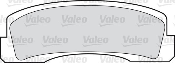 Valeo 598389 - Гальмівні колодки, дискові гальма autozip.com.ua