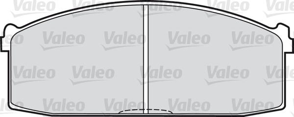 Valeo 598379 - Гальмівні колодки, дискові гальма autozip.com.ua