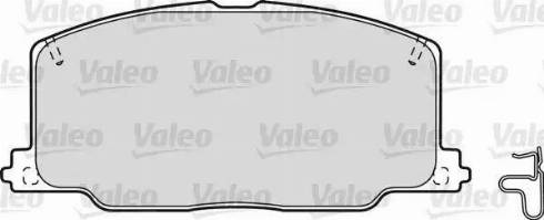 Valeo 598267 - Гальмівні колодки, дискові гальма autozip.com.ua