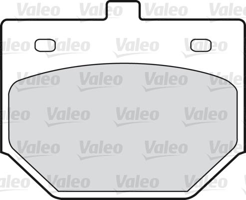 Valeo 598209 - Гальмівні колодки, дискові гальма autozip.com.ua