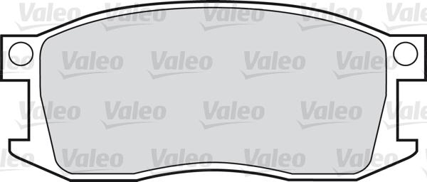 Valeo 598208 - Гальмівні колодки, дискові гальма autozip.com.ua