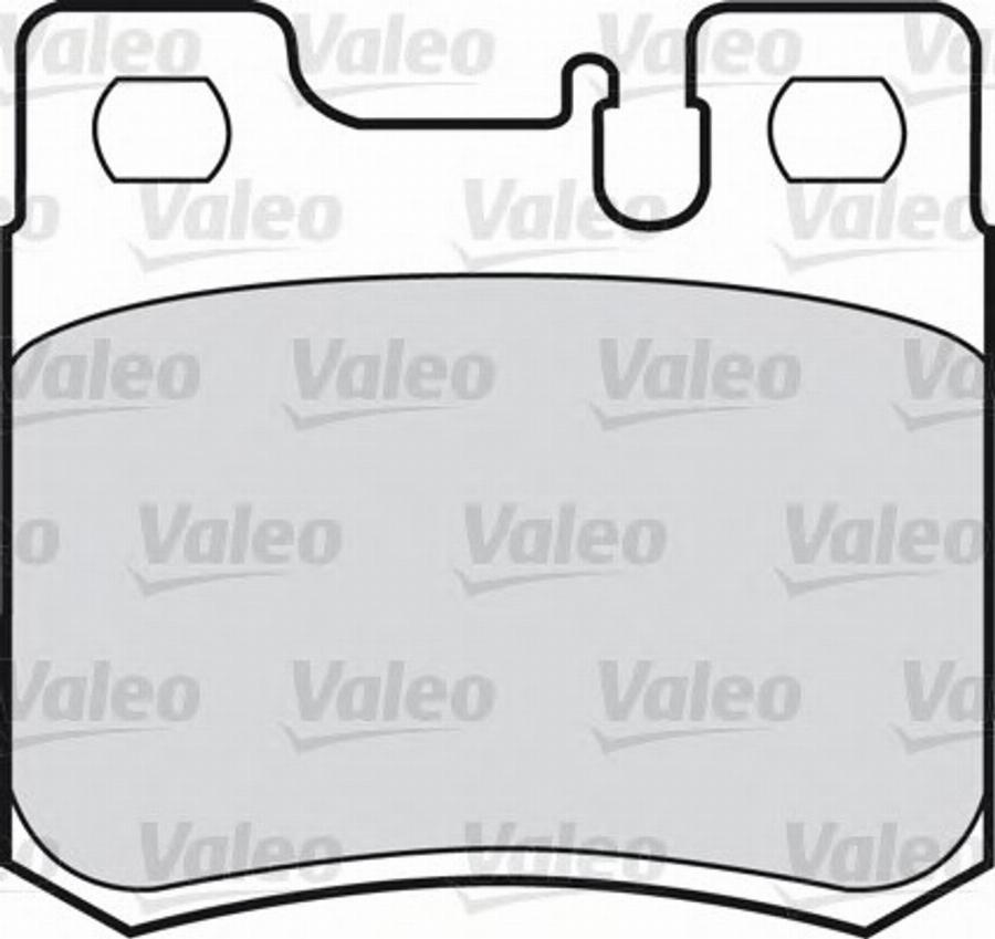 Valeo 598235 - Гальмівні колодки, дискові гальма autozip.com.ua