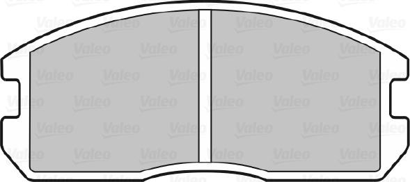 Valeo 598224 - Гальмівні колодки, дискові гальма autozip.com.ua