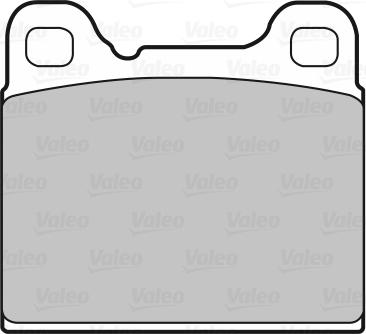 VALEO 598270 - Гальмівні колодки, дискові гальма autozip.com.ua
