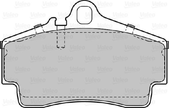 VALEO 598768 - Гальмівні колодки, дискові гальма autozip.com.ua