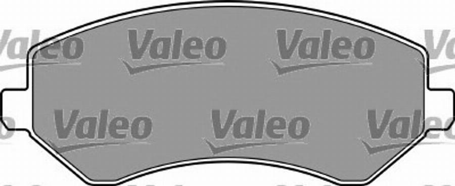 Valeo 597408 - Гальмівні колодки, дискові гальма autozip.com.ua