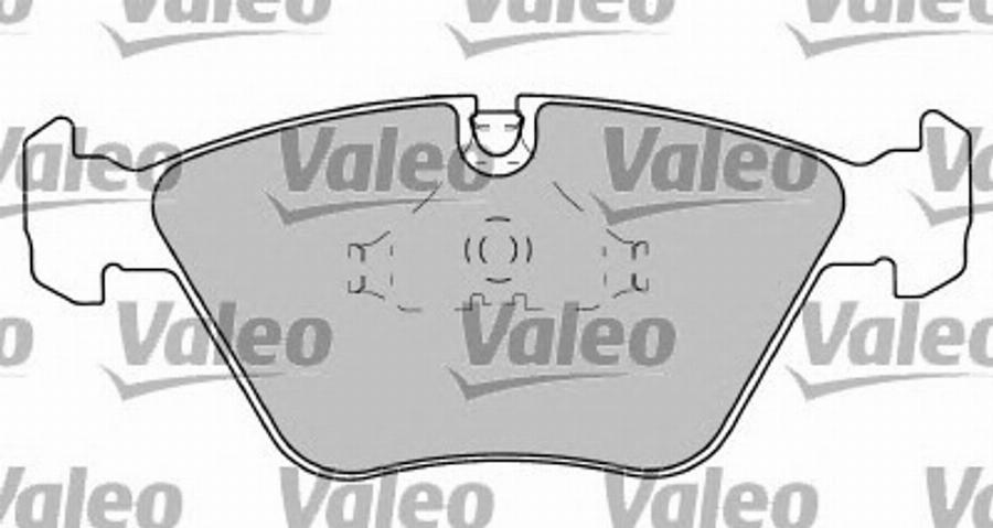 Valeo 597151 - Гальмівні колодки, дискові гальма autozip.com.ua