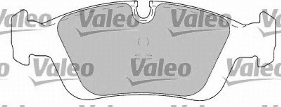 Valeo 597163 - Гальмівні колодки, дискові гальма autozip.com.ua