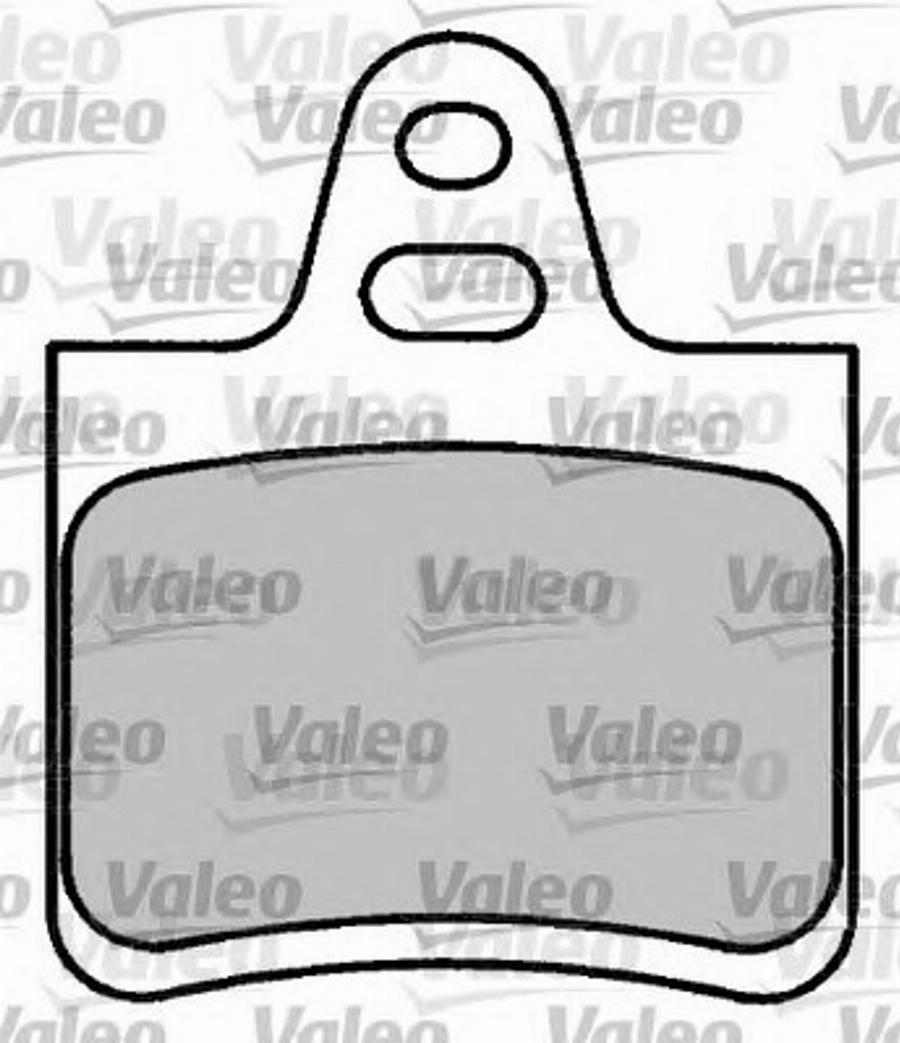 Valeo 597309 - Гальмівні колодки, дискові гальма autozip.com.ua