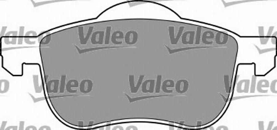 Valeo 597320 - Гальмівні колодки, дискові гальма autozip.com.ua