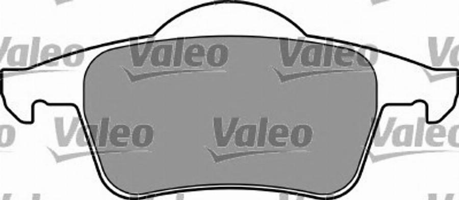 Valeo 597321 - Гальмівні колодки, дискові гальма autozip.com.ua