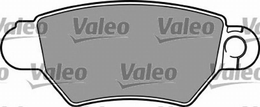 Valeo 597279 - Гальмівні колодки, дискові гальма autozip.com.ua