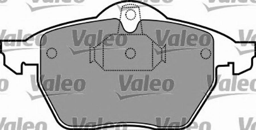 Valeo 597277 - Гальмівні колодки, дискові гальма autozip.com.ua