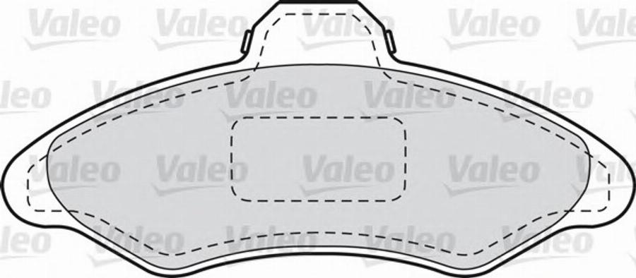 Valeo 540 446 - Гальмівні колодки, дискові гальма autozip.com.ua