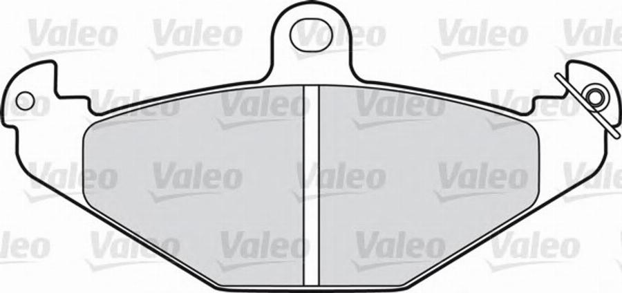 Valeo 540 454 - Гальмівні колодки, дискові гальма autozip.com.ua