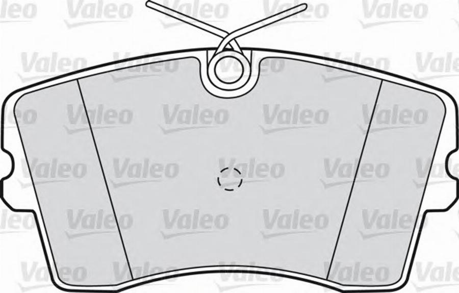 VALEO 540452 - Гальмівні колодки, дискові гальма autozip.com.ua