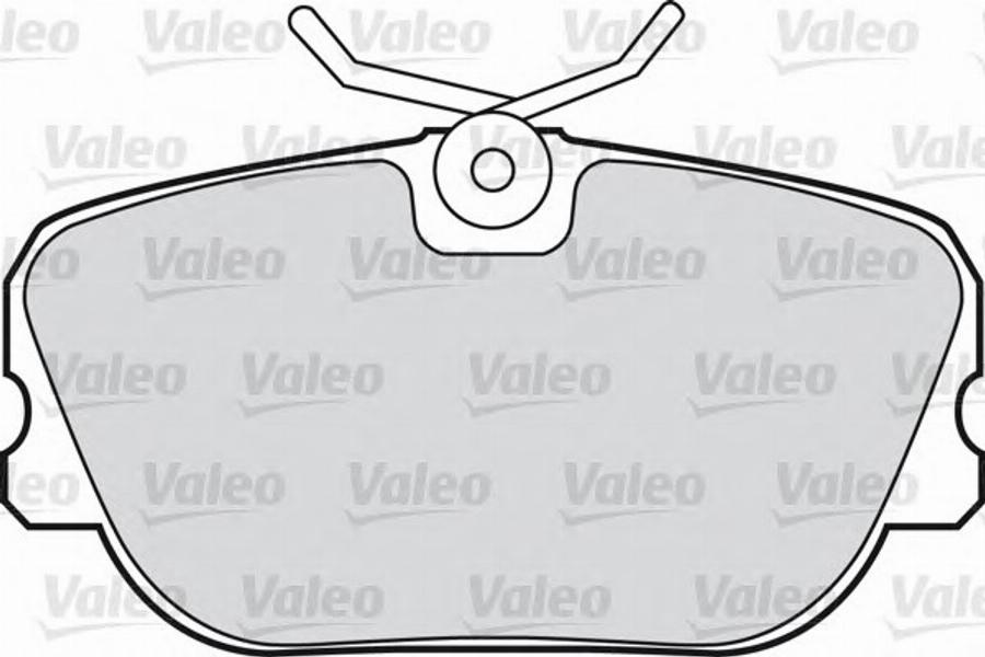 VALEO 540 403 - Гальмівні колодки, дискові гальма autozip.com.ua