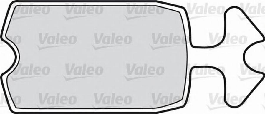 Valeo 540419 - Гальмівні колодки, дискові гальма autozip.com.ua