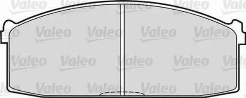 Valeo 540410 - Гальмівні колодки, дискові гальма autozip.com.ua