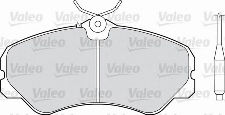 Valeo 540 434 - Гальмівні колодки, дискові гальма autozip.com.ua