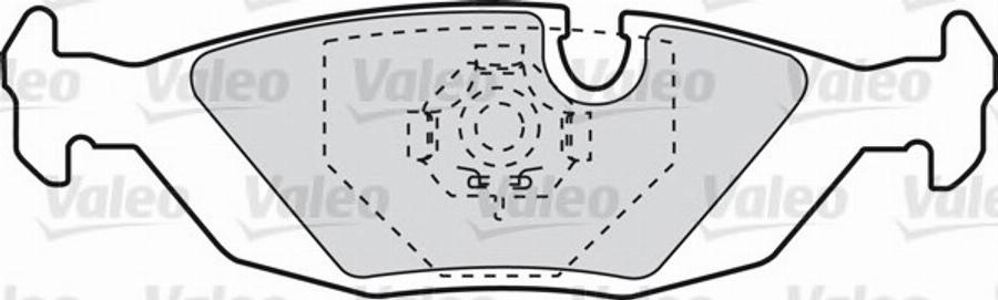 Valeo 540 425 - Гальмівні колодки, дискові гальма autozip.com.ua