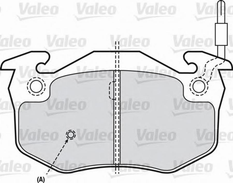 Valeo 540 420 - Гальмівні колодки, дискові гальма autozip.com.ua