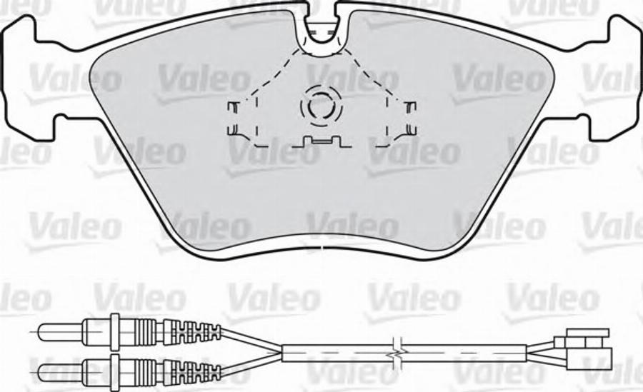 Valeo 540 565 - Гальмівні колодки, дискові гальма autozip.com.ua